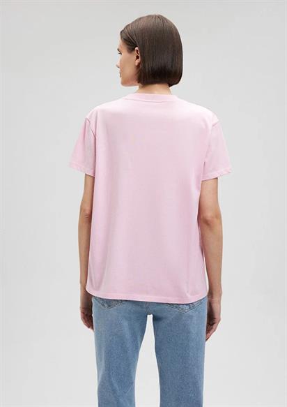 Mavi Yuvarlak Yaka Kadın  Tişört