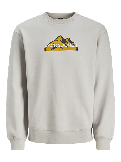 Jack&Jones Jcomountaın Logo Erkek Sweatshirt