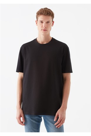 Mavi Kısa Kol Erkek T-Shirt  Siyah 066249-900