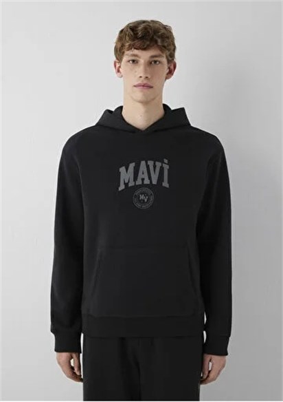 Mavi Mavi Kapüşonlu   Erkek Sweatshirt 0S10646-900