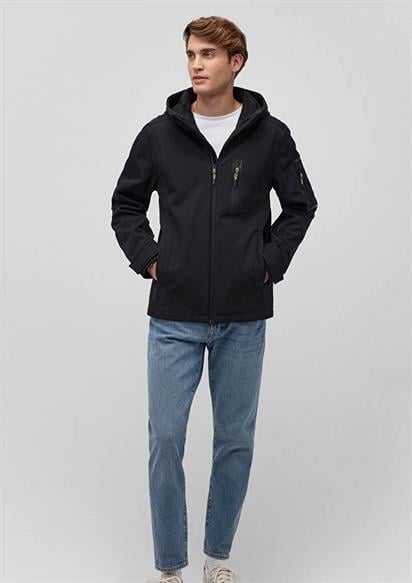 Mavi Kapüşonlu Erkek Scuba Ceket-0110264-900