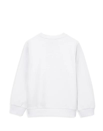 Mavi Mıav Baskılı Sweatshirt Beyaz 6610031-620