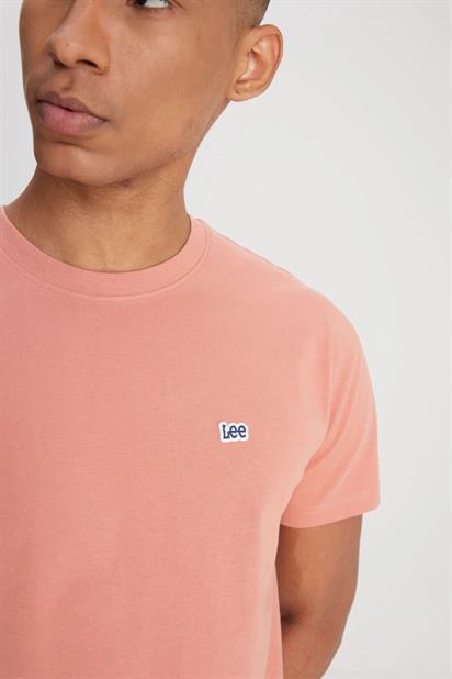 Lee Lightweight SS Small Logo Crew Neck Bisiklet Yaka Erkek T-shirt L60UFQUK