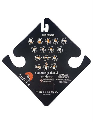 Sherpa Çok Amaçlı Buff  Boyunluk Polarlı SP2202