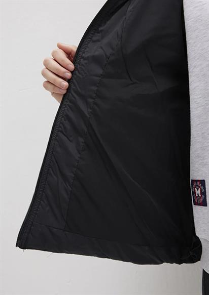 Mavi Kısa Şişme Mont Siyah Kadın Mont 1110199-900