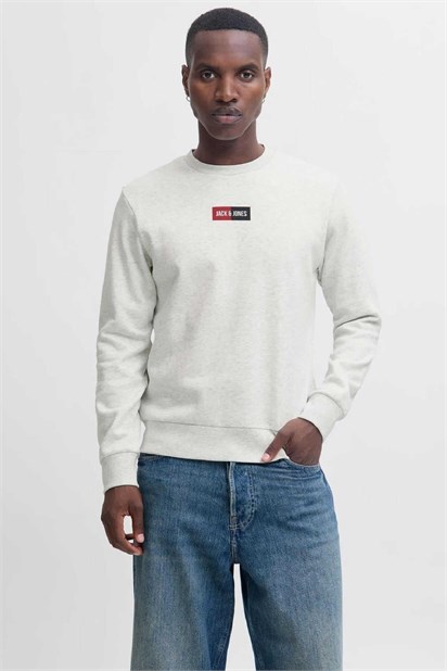 Jack Jones Jjpan Crew Erkek Sweatshırt-12310759