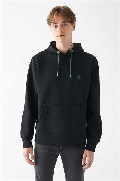 Mavi Kapişonlu Erkek Sweatshirt 065809-900