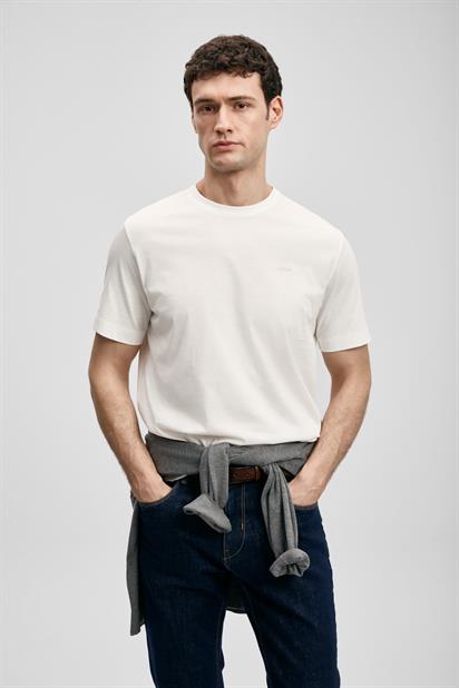 Lufian Bran Modern Grafik  Erkek Bisiklet Yaka T-shırt-111020321