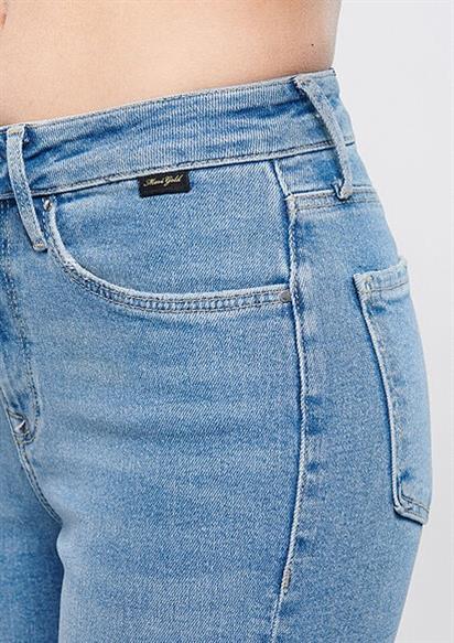 Mavi Serenay Mid Used Gold Shape Kadın Kot Pantolon