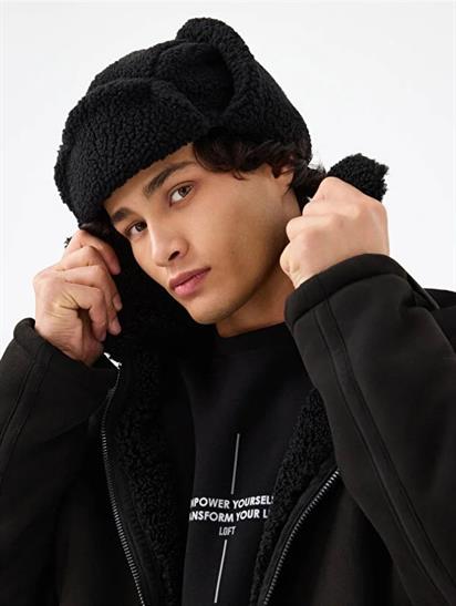 Loft Erkek Regular Kürklü Mont-LF2040817