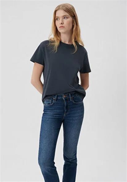 Mavi Kadın Yuvarlak Yaka T-shirt 1600955-70726