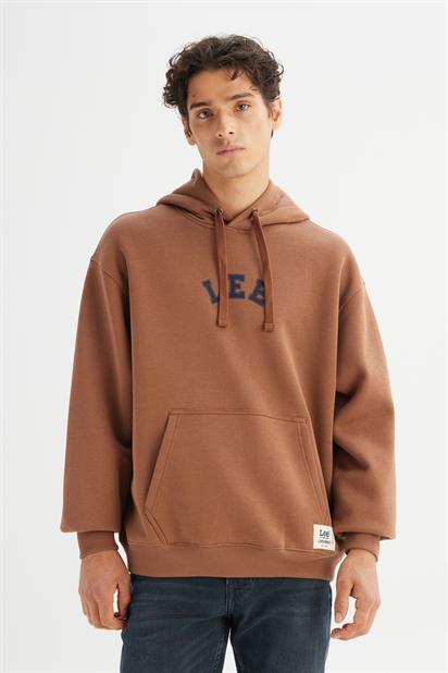 Lee Erkek Mid Logo Hoodie Erkek Sweatshirt L2520157024
