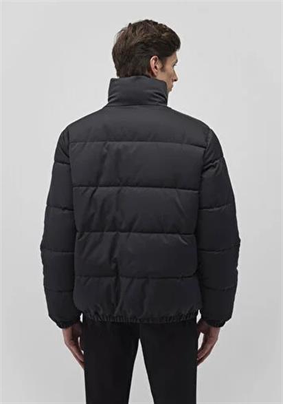 Mavi Dik Yaka Siyah Erkek  Mont 0110474-900