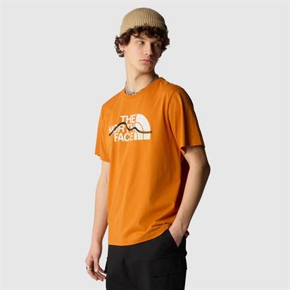 The North Face M S/S Mountaın Lıne  Erkek T-Shirt NF0A87NTPCO1