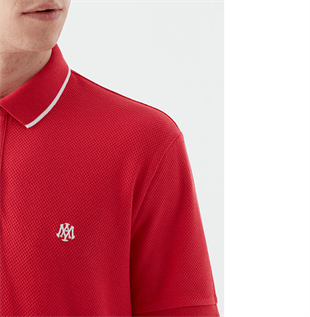 Mavi Polo T-Shirt Kırmızı Erkek T-Shirt