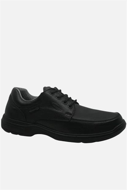 Scooter Su Geçirmez Deri Siyah Erkek Deri Ayakkabı M3080DS