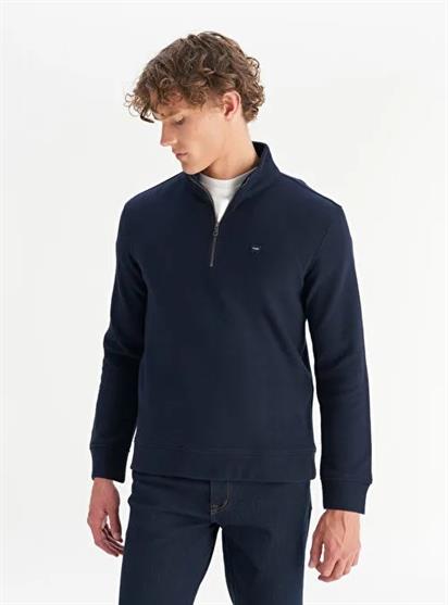 Wrangler Erkek Half  Zip Erkek Sweatshirt  W2520532410