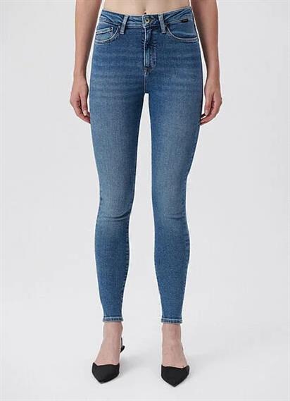 Mavi Serenay Mid Brushed Gold Shape Kadın Pantolon 100980-82194