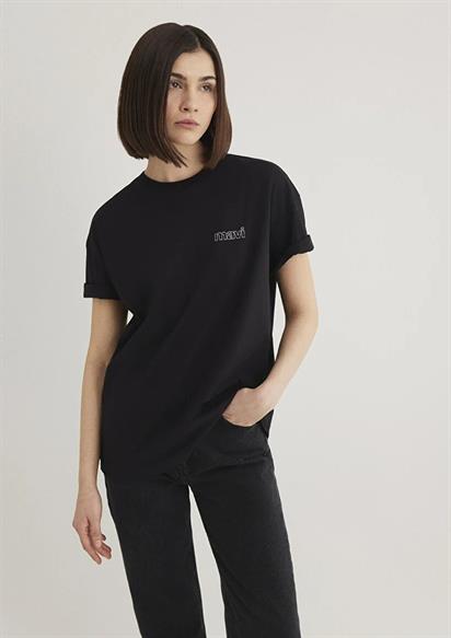 Mavi Kısa Kollu  Siyah Kadın T-Shirt 1611309-900