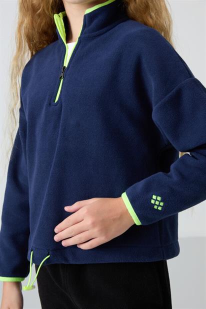 Tommy Life Kız Garson Dik Yaka  Sweat