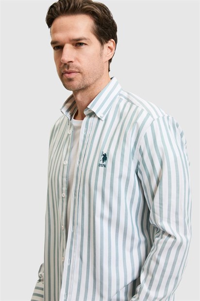 U.S. Polo Assn. Erkek Dokuma Gomlek PU-9609