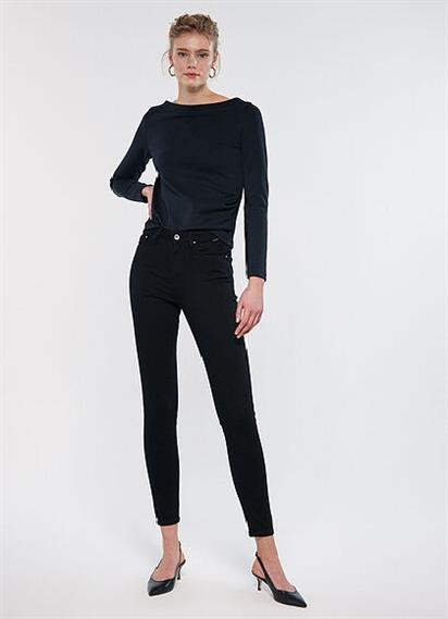 Mavi Serenay Black Gold Shape Kadın Kot Pantolon 100980-35248