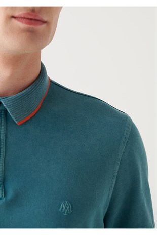 Mavi Polo Tişört Petrol Yeşili 065920-30708