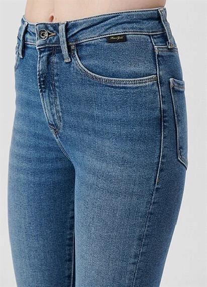 Mavi Serenay Mid Brushed Gold Shape Kadın Pantolon 100980-82194