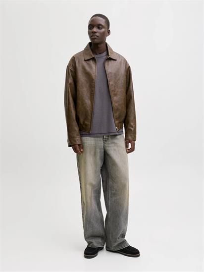 Jack&Jones Jjleon Pu Bomber Erkek Ceket 12289182