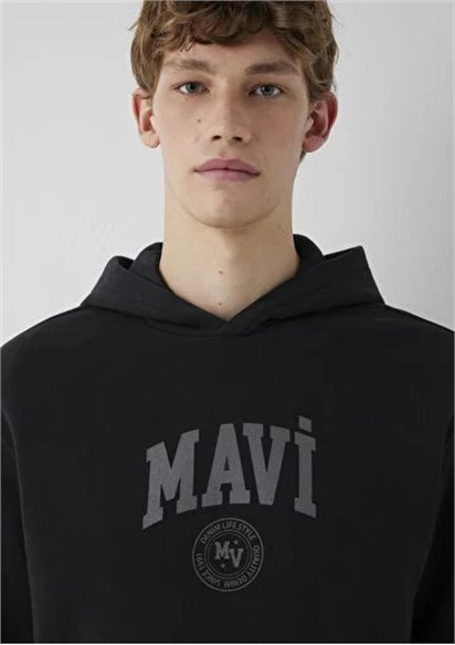 Mavi Mavi Kapüşonlu   Erkek Sweatshirt 0S10646-900