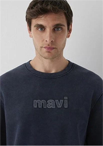 Mavi Bisiklet Yaka  Erkek Sweatshirt 0S20102-70489