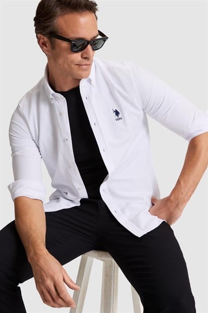 U.S Polo Assn Erkek Dokuma Gömlek PU-8957