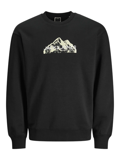 Jack&Jones Jcomountaın Logo Erkek Sweatshirt