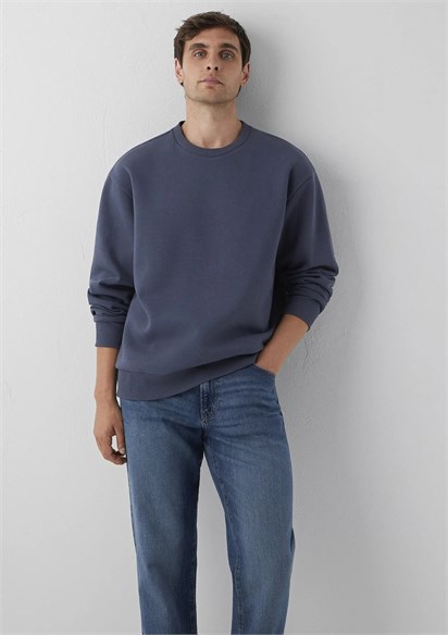 Mavi Bisiklet Yaka Unisex Sweatshirt 0S10276-70759