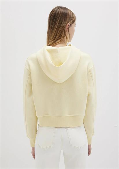 Mavi Kapişonlu  Koyu Krem Kadın Sweatshirt 1S10386-71187