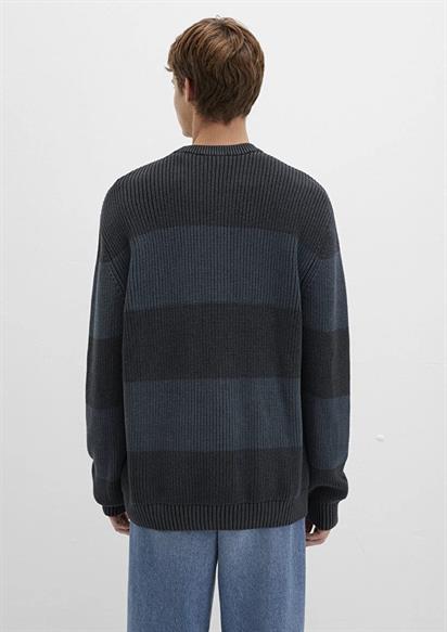 Mavi Koyu Gri Erkek Kazak 0710290-70090