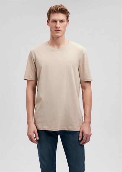 Mavi Erkek Bisiklet Yaka Tişört