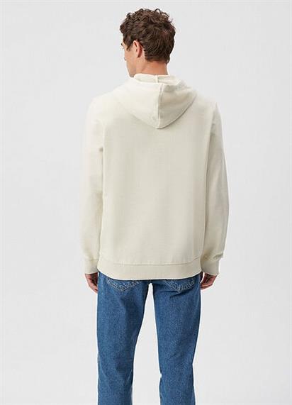 Mavi Logo Kapüşonlu Kum Beji Sweatshirt 065606-70134