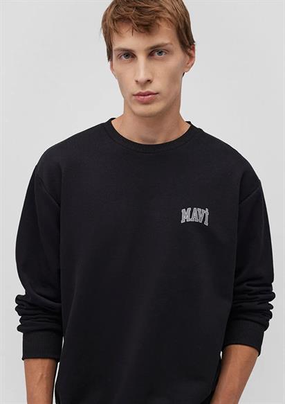 Mavi Baskılı Unisex Sweatshirt 0611716-900