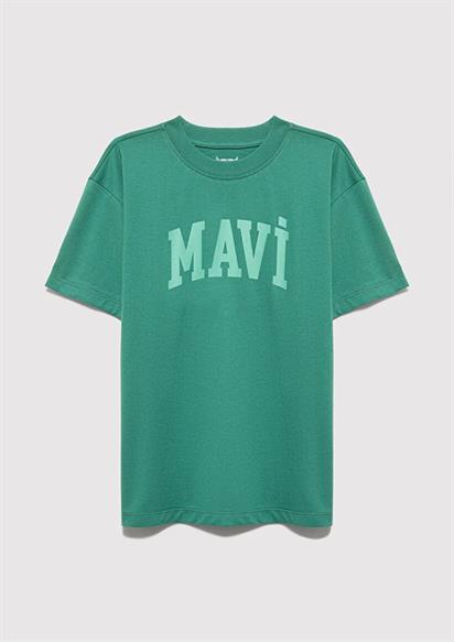 Mavi Baskılı Çocuk T-shirt-6610484-71697