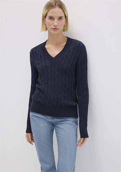 Mavi V Yaka Seaborne Kadın Kazak 1710720-89101