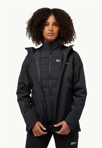 Jack Wolfskin Glaabach 3In1 Jkt W Kadın Outdoor Mont