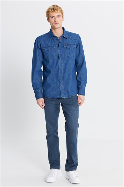 Lee Erkek Denim Gömlek