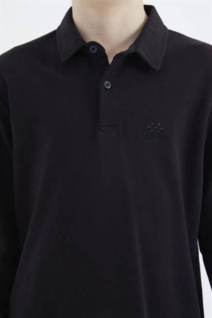 Tommy Life çocuk Polo Yaka Uzun Kol T-shirt