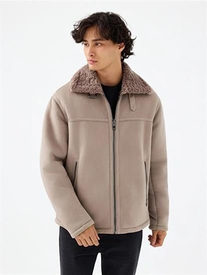 Loft Erkek Regular Kürklü Mont-LF2040817