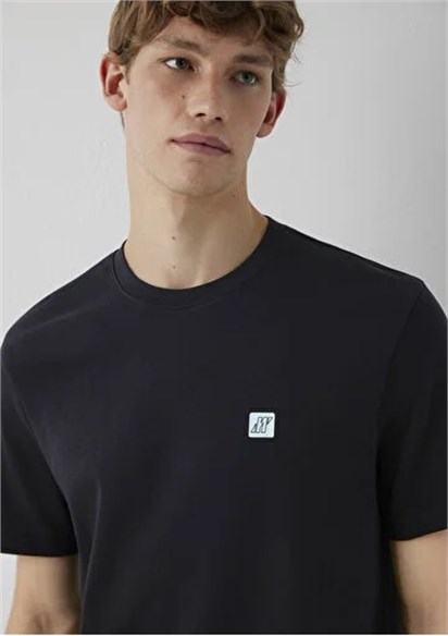 Mavi Pro Baskılı Erkek T-shirt-0620056-900