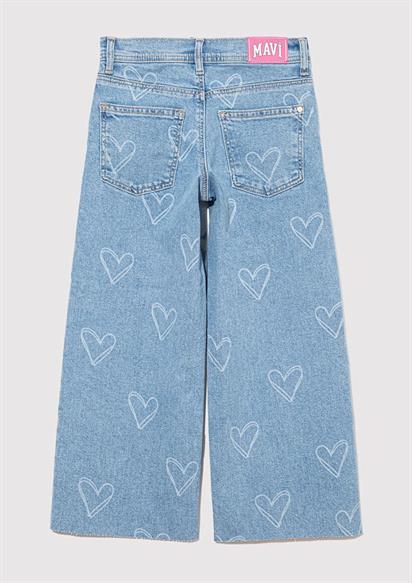 Mavi Lory Wide Leg Çocuk Jean-7010036-89486