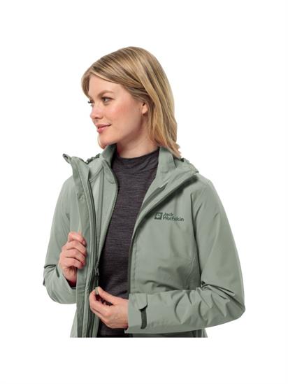 Jack Wolfskin Moonrıse 3In1 Jkt W Kadın Outdoor Mont