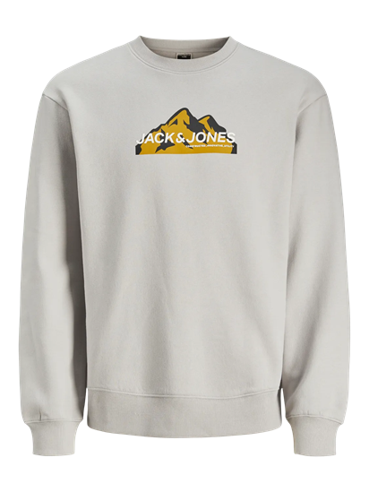 Jack&Jones Jcomountaın Logo Erkek Sweatshirt