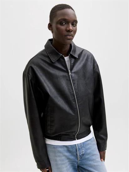 Jack&Jones Jjleon Pu Bomber Erkek Ceket 12289182